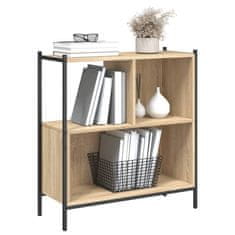 Greatstore Knihovna dub sonoma 72 x 28 x 77,5 cm kompozitní dřevo