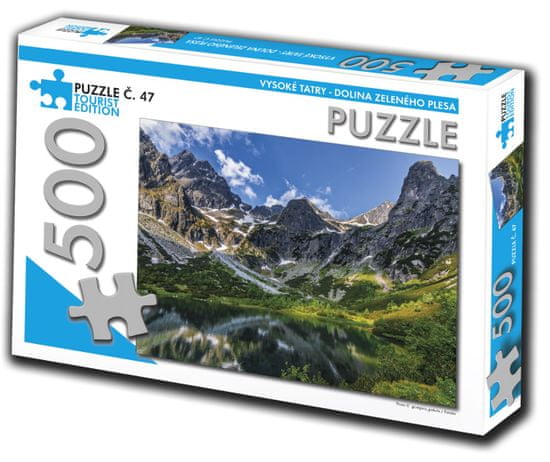 Tourist Edition Puzzle Vysoké Tatry, Dolina Zeleného plesa 500 dílků (č.47)