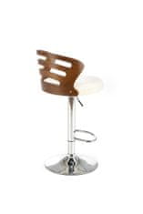 Halmar Barová židle H109 krémová/ořech