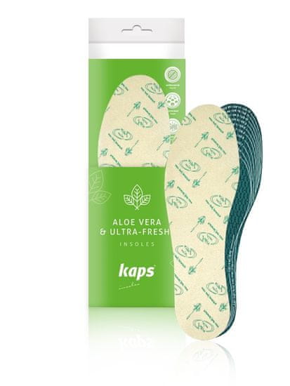 Kaps Aloe Vera & Ultra Fresh aromatizované vložky do bot proti zápachu stříhací