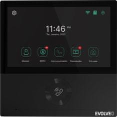 Evolveo DoorPhone AHD7, Sada domácího WiFi videotelefonu s ovládáním brány nebo dveří, černý monitor