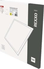 Emos LED panel REXXO backlit 60×60, čtvercový vestavný bílý, 36W neutr. b.