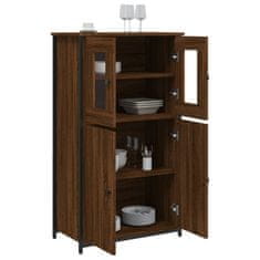 Vidaxl Skříň highboard hnědý dub 62 x 32 x 106,5 cm kompozitní dřevo