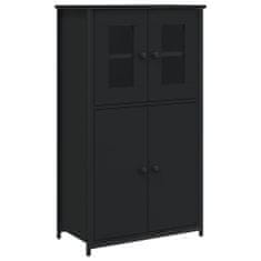 Vidaxl Skříň highboard černá 62 x 32 x 106,5 cm kompozitní dřevo