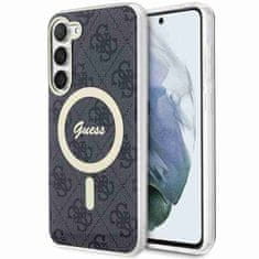 Guess hard silikonový obal na Samsung Galaxy S23 5G Black 4G MagSafe