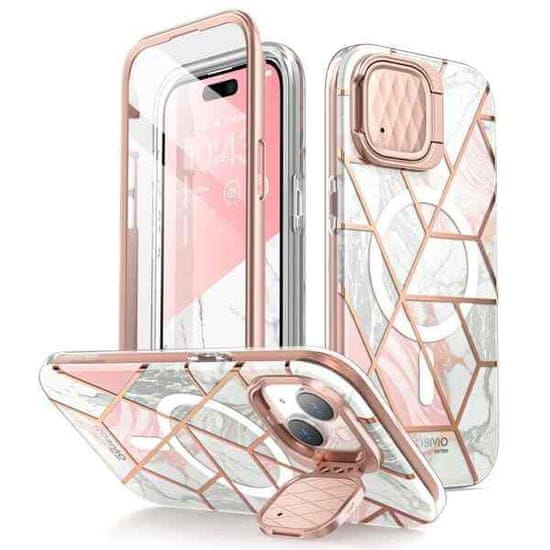 SUPCASE Cosmo Mag pancéřový obal na iPhone 15 6.1" Marble