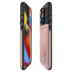 Spigen Slim Armor CS pancéřové pouzdro na iPhone 15 PRO 6.1" Rose gold