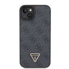 Guess hard silikonový obal iPhone 15 PLUS 6.7" Black Crossbody 4G Diamond Triangle