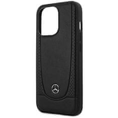 MERCEDES hard obal na iPhone 15 PRO 6.1" Black Leather Urban