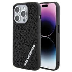 Karl Lagerfeld hard silikonové pouzdro iPhone 15 PRO 6.1" black 3D Rubber Multi Logo