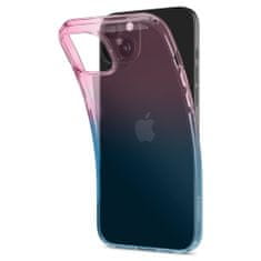 Spigen Liquid Crystal Glitter silikonové pouzdro na iPhone 15 6.1" Gradation pink