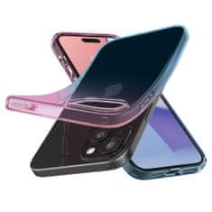 Spigen Liquid Crystal Glitter silikonové pouzdro na iPhone 15 6.1" Gradation pink