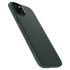 Spigen Liquid Air silikonové pouzdro na iPhone 15 PLUS 6.7" Abyss Green