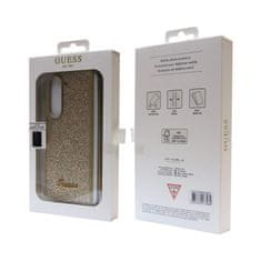 Guess hard kryt na Samsung Galaxy Z Fold 5 Gold Glitter Flakes Metal Logo