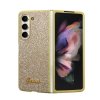 hard kryt na Samsung Galaxy Z Fold 5 Gold Glitter Flakes Metal Logo