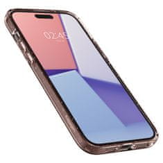 Spigen Liquid Crystal silikonové pouzdro na iPhone 15 6.1" Glitter Crystal Rose