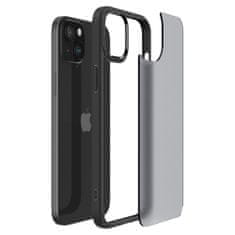 Spigen Ultra Hybrid obal na iPhone 15 6.1" Frost Black (kouřový)