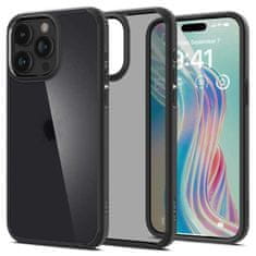 Spigen Ultra Hybrid obal na iPhone 15 PRO 6.1" Frost Black (kouřový)