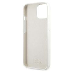 Karl Lagerfeld KLHCP13SSSKCW hard silikonové pouzdro iPhone 13 Mini 5.4" white Silicone Karl & Choupette