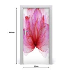 tulup.cz Samolepící fototapeta na dveře růžový květ 95x205 cm