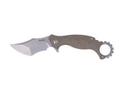 Ruike P881-W kapesní nůž - karambit 7,5 cm, Stonewash, písková hnědá, G10