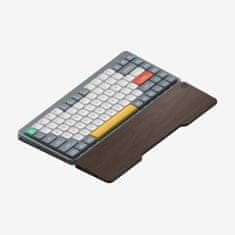 NuPhy Mono Wrist Rest - Opěrka zápěstí pro nízkoprofilovou klávesnici, Walnut 75%