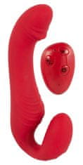 You2toys You2Toys Remote Controlled Strapless Strap-On 3 Motors Red