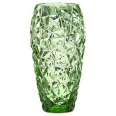 Caesar Crystal Váza Rock, barva zelená, výška 255 mm