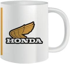 Honda hrnek VINTAGE žluto-bílý