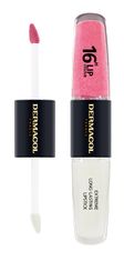 Dermacol Dlouhotrvající dvoufázová barva na rty a lesk 16H Lip Colour (Extreme Long-Lasting Lipstick) 4 + 4 m (Odstín 26)