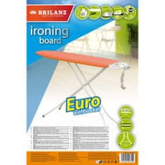 eoshop BRILANZ Žehlící prkno EURO 120 x 38 cm, se zásuvkou, sada 2 ks