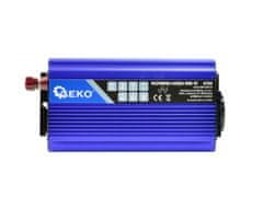 GEKO Měnič napětí 12/230V 300W/600W, čistá sinusovka G17010