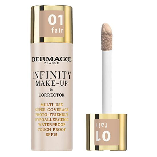 Dermacol Vysoce krycí make-up a korektor Infinity (Multi-Use Super Coverage Waterproof Touch) 20 g