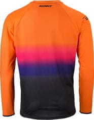 Kenny dres TITANIUM 24 premium černo-modro-oranžovo-bílo-růžový M