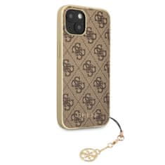 Guess  4G Charms Zadní Kryt pro iPhone 13 Brown