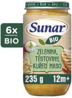 Sunar bio příkrm boloňské špagety 6 x 235 g