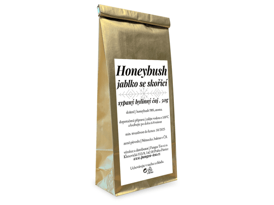 Růžová čajovna - PT Bylinný čaj Honeybush jablko se skořicí, 50g