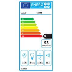 Vidaxl Závěsná ostrůvková digestoř dotykový LCD 37 cm práškovaná ocel