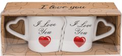 Gifty City Hrníčky pro zamilované, I love you, 2x 250 ml