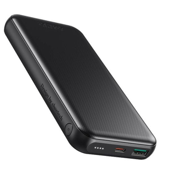 Choetech B627 Power Bank 10000mAh USB / USB C 18W QC PD, černý