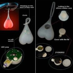 Popron.cz Svítící koule pod sedlo kola