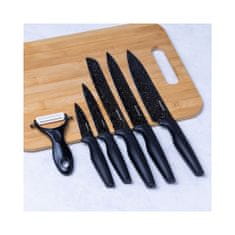 KLAUSBERG Klausberg sada 5 kusů mramorových kuchyňských nožů se škrabkou 48670