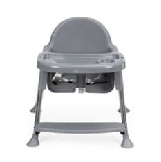 EcoToys Dětská jídelní židle 2v1 KOMBICHAIR šedá