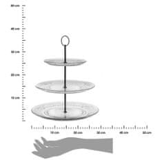 Dekorstyle Skleněný podnos na cukrovinky ASTRID