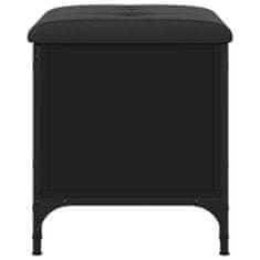 Vidaxl Úložná lavice černá 42 x 42 x 45 cm kompozitní dřevo