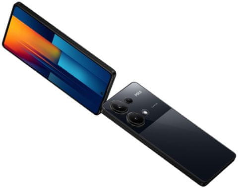 POCO M6 Pro LTE připojení čtečka otisku prstů výkonný telefon AMOLED displej P-OLED odolné sklo Corning Gorilla Glass širokoúhlý fotoaparát makro ultraširokoúhlý objektiv Full HD+ rozlišení rychlonabíjení dlouhá výdrž baterie rychlonabíjení LTE připojení Bluetooth 5.2 NFC platby 8jádrový procesor MediaTek Helio G99 Ultra připojení úhlopříčka displeje 6,67palců 64 + 8 + 2 Mpx OS Android rychlonabíjení 67W OLED displej vysoké rozlišení technologie NFC