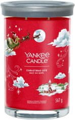 Yankee Candle Vonnásvíčka Signature Tumbler ve skle velká Christmas Eve 567g