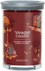 Yankee Candle Vonnásvíčka Signature Tumbler ve skle velká Autumn Daydream 567g