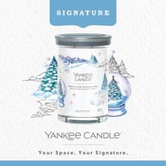 Yankee Candle Vonnásvíčka Signature Tumbler ve skle velká Snow Globe Wonderland 567g