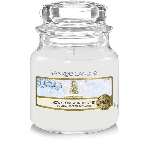 Yankee Candle Vonnásvíčka Classic ve skle malá Snow Globe Wonderland 104 g